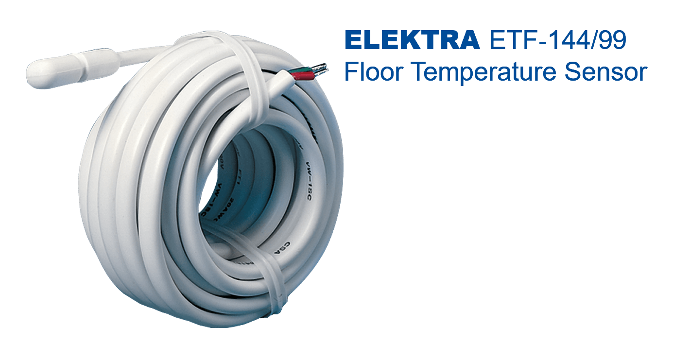ELEKTRAETF‐144/99 Floor Temperature Sensor | for electric under-floor heating