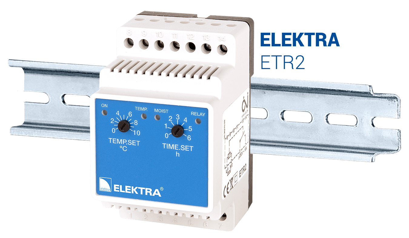 ترموستات ELEKTRA ETR2G جهاز التحكم في أنظمة إذابة الثلج عن الساحات و أماكن الاصطفاف