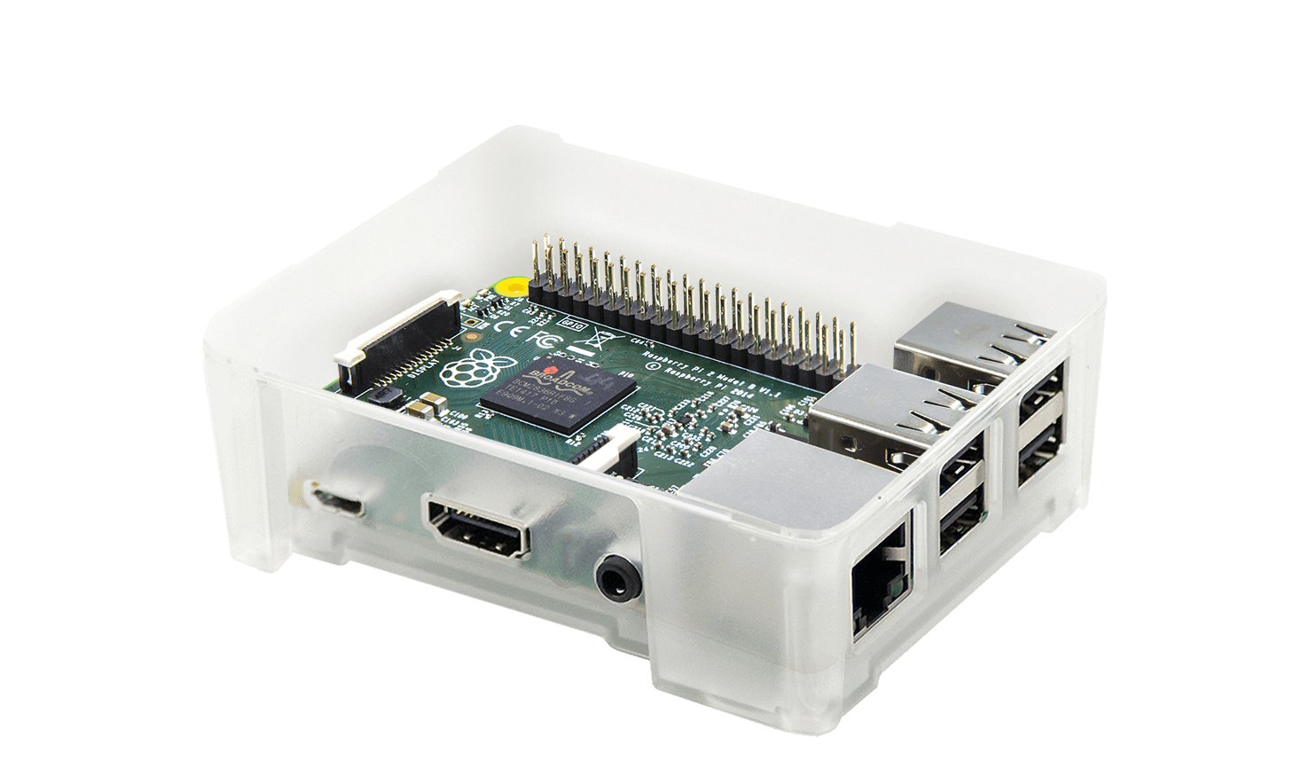 Modular Clear Case for Raspberry Pi 2 and 3