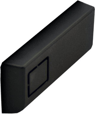 Siyah USB ve Ethernet Kapağı