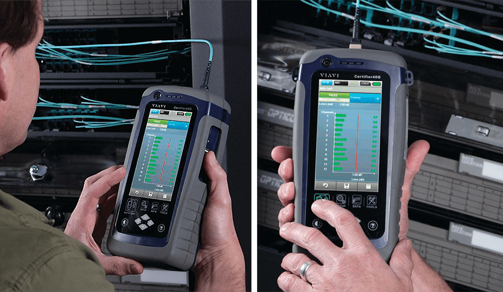 Hand Held VIAVI Certifier40G Bakır ve Fiber Optik Test, Sertifikasyon ve Doğrulama Cihazı -2