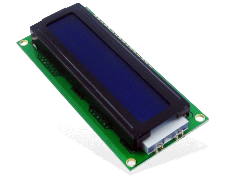 WaveShare شاشة إلكترونية LCD 1602 إضاءة لون أزرق - 5 فوت 2x16 حرف