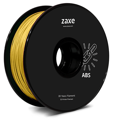 مواد طباعة 3D ثلاثية الأبعاد من ZAXE ABS ذهبي