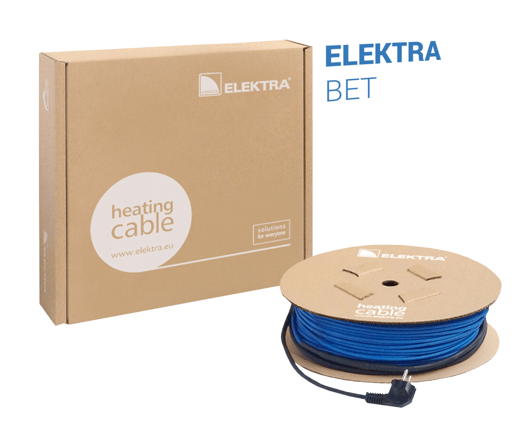 ELEKTRA BET كابل تدفئة ثنائي لحماية الإسمنت الحديث من التجمد