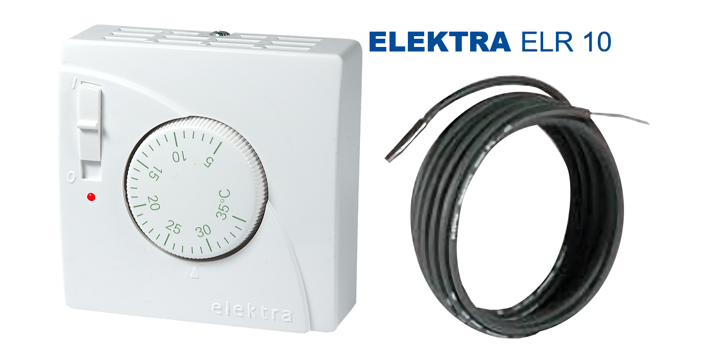 ELEKTRA ELR 10 Thermostat | ترموستات التدفئة الكهرباء الأرضية 