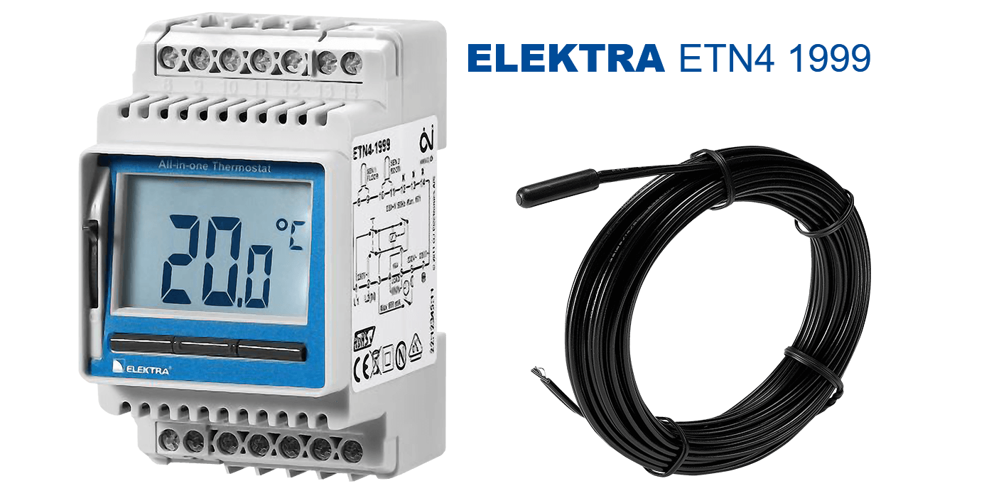 elektra-etn4-1999-thermostat  - floor heating  and pipe frost protection