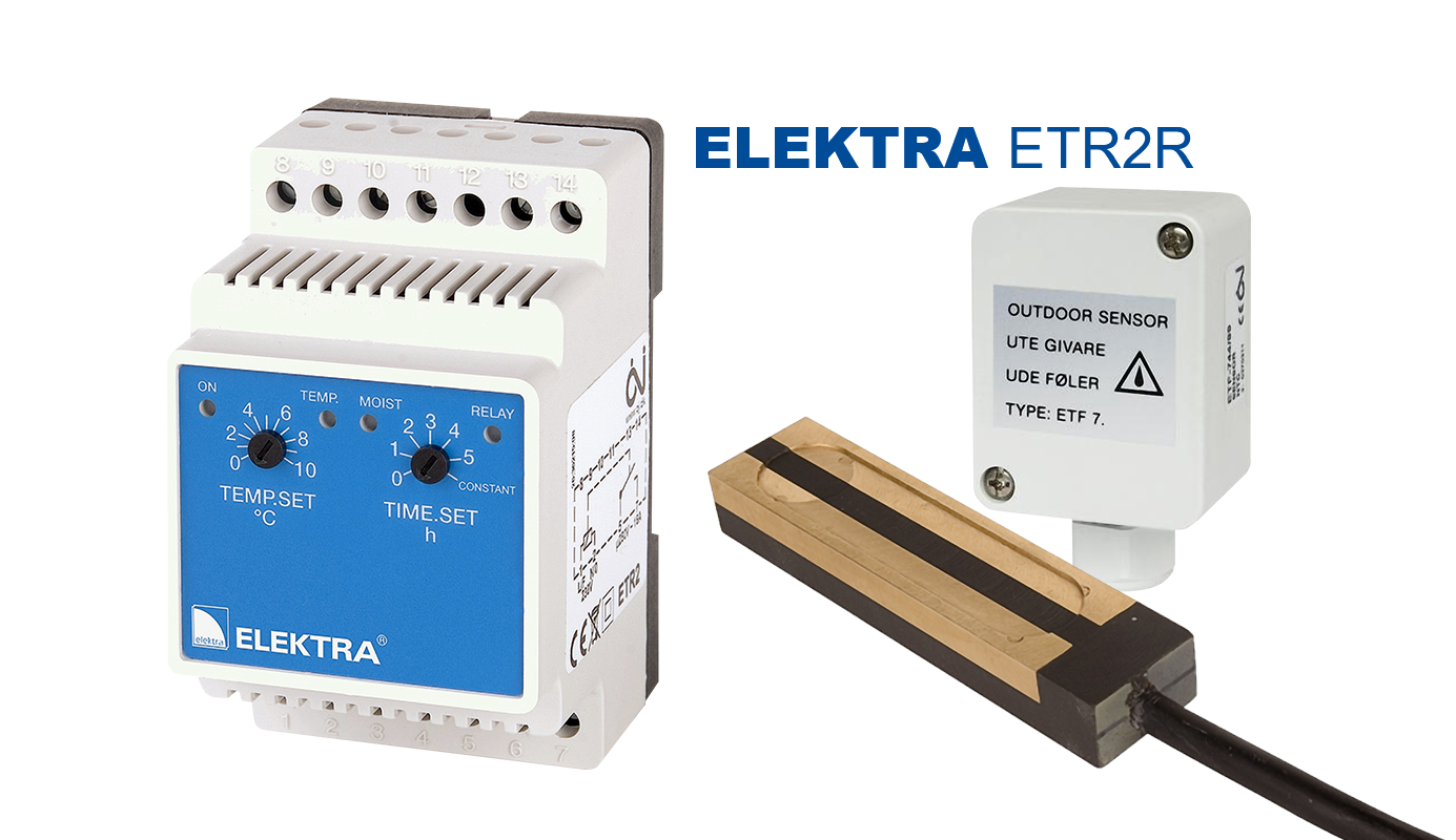 ترموستات ELEKTRA ETR2R Thermostat -  جهاز التحكم بالحرارة roof and gutter frost protection