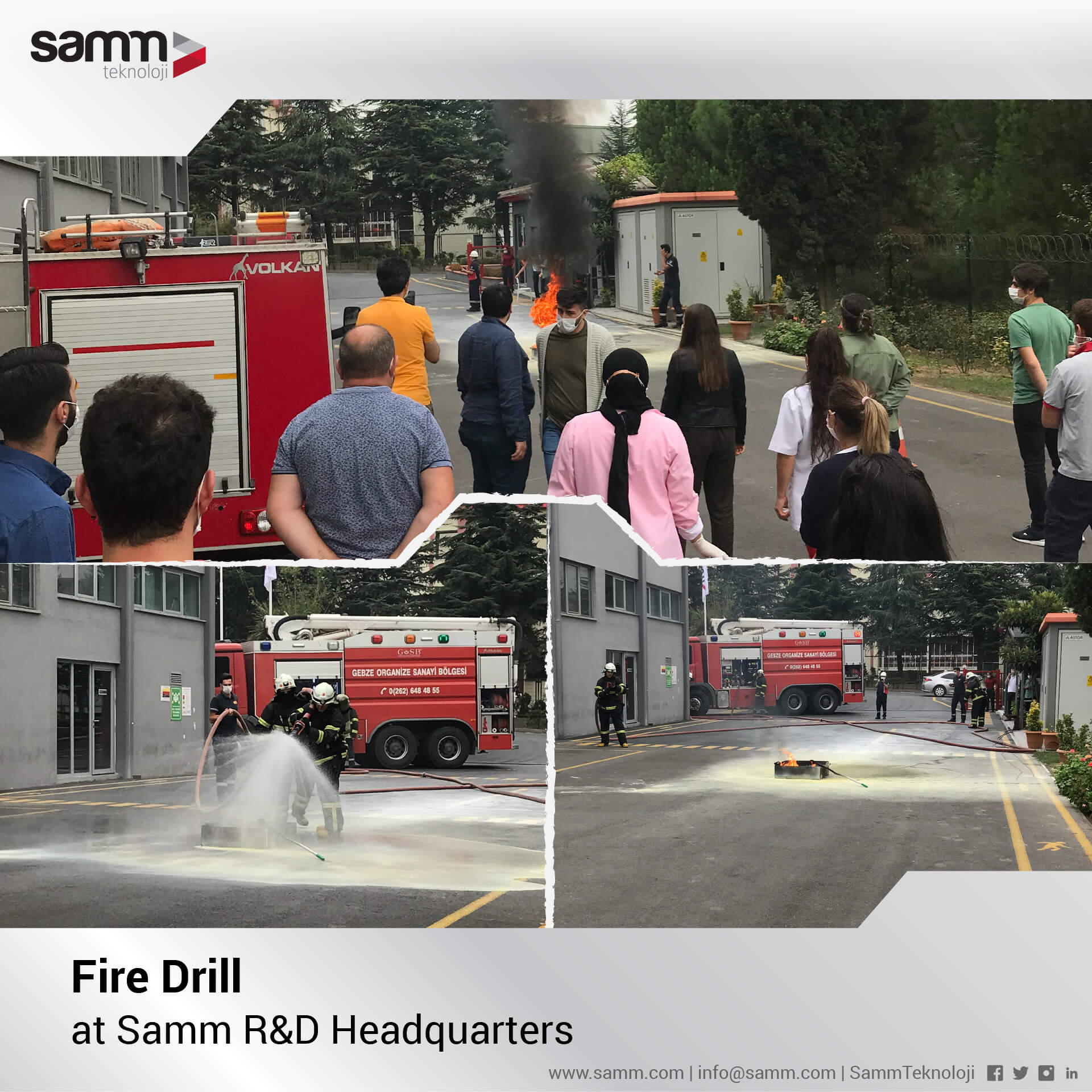 Fire Drill at Samm R&D Headquarters