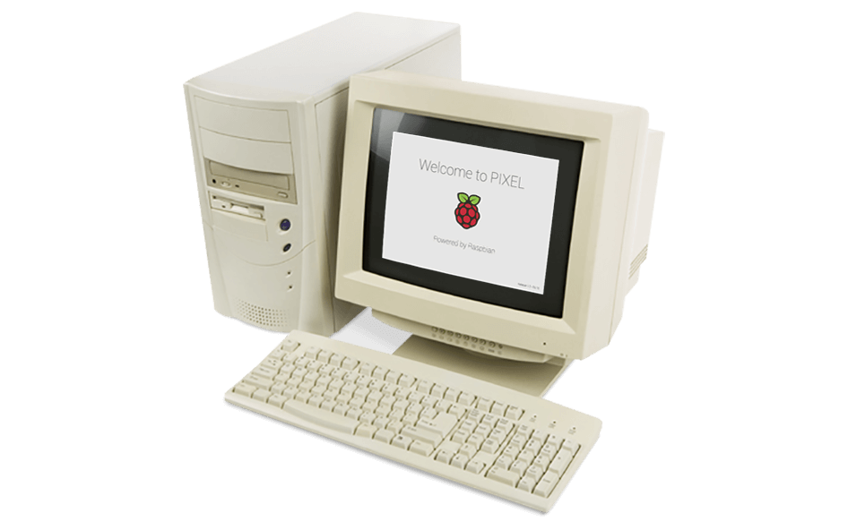Raspbian pixel Eski Bilgisayarlar PC / MAC