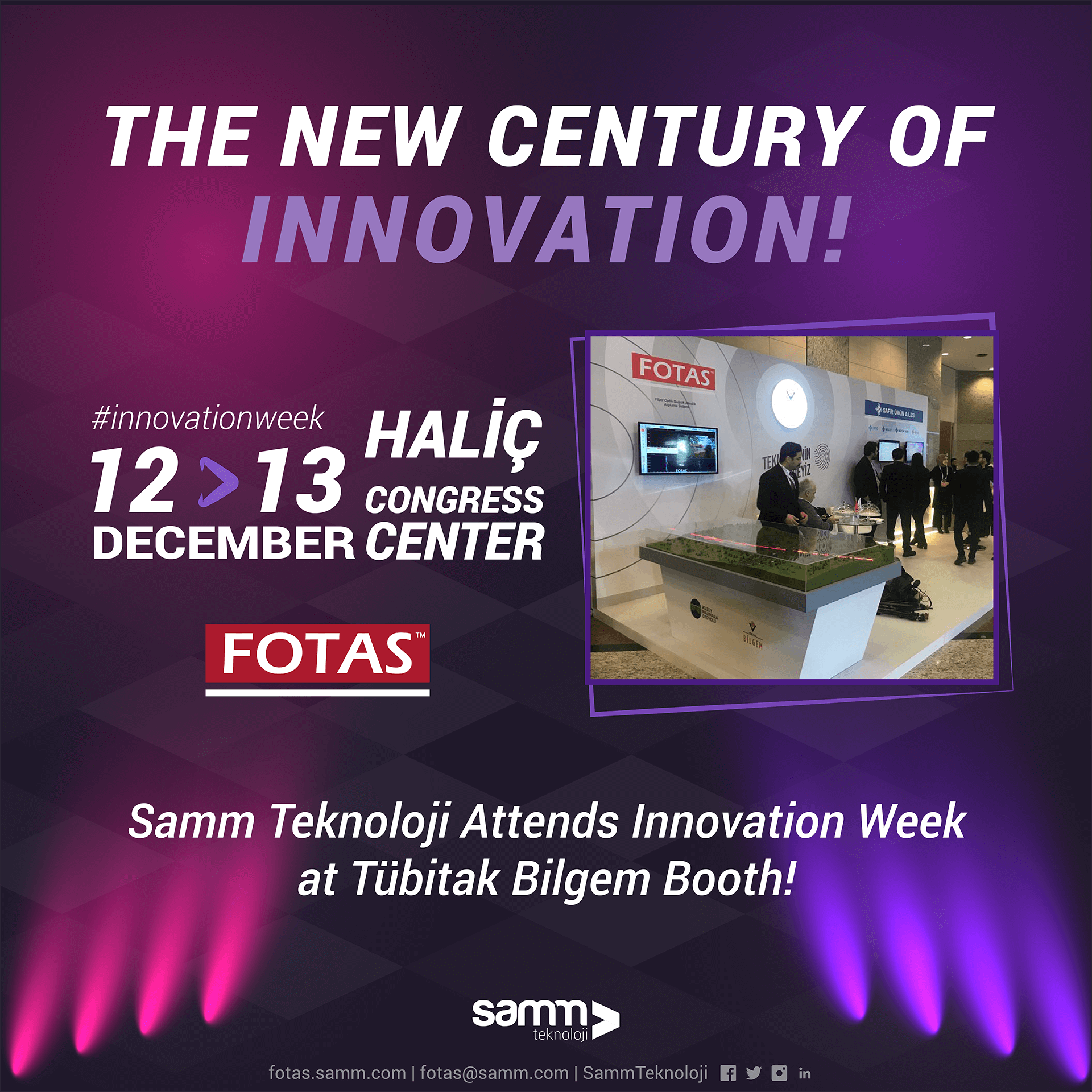 Samm Teknoloji Attends Innovation Week at Tübitak Bilgem Booth!
