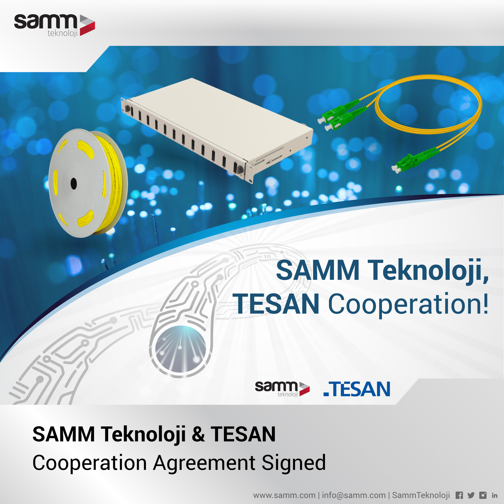 SAMM Teknoloji and TESAN Sign a Cooperation Agreement | Samm Teknoloji