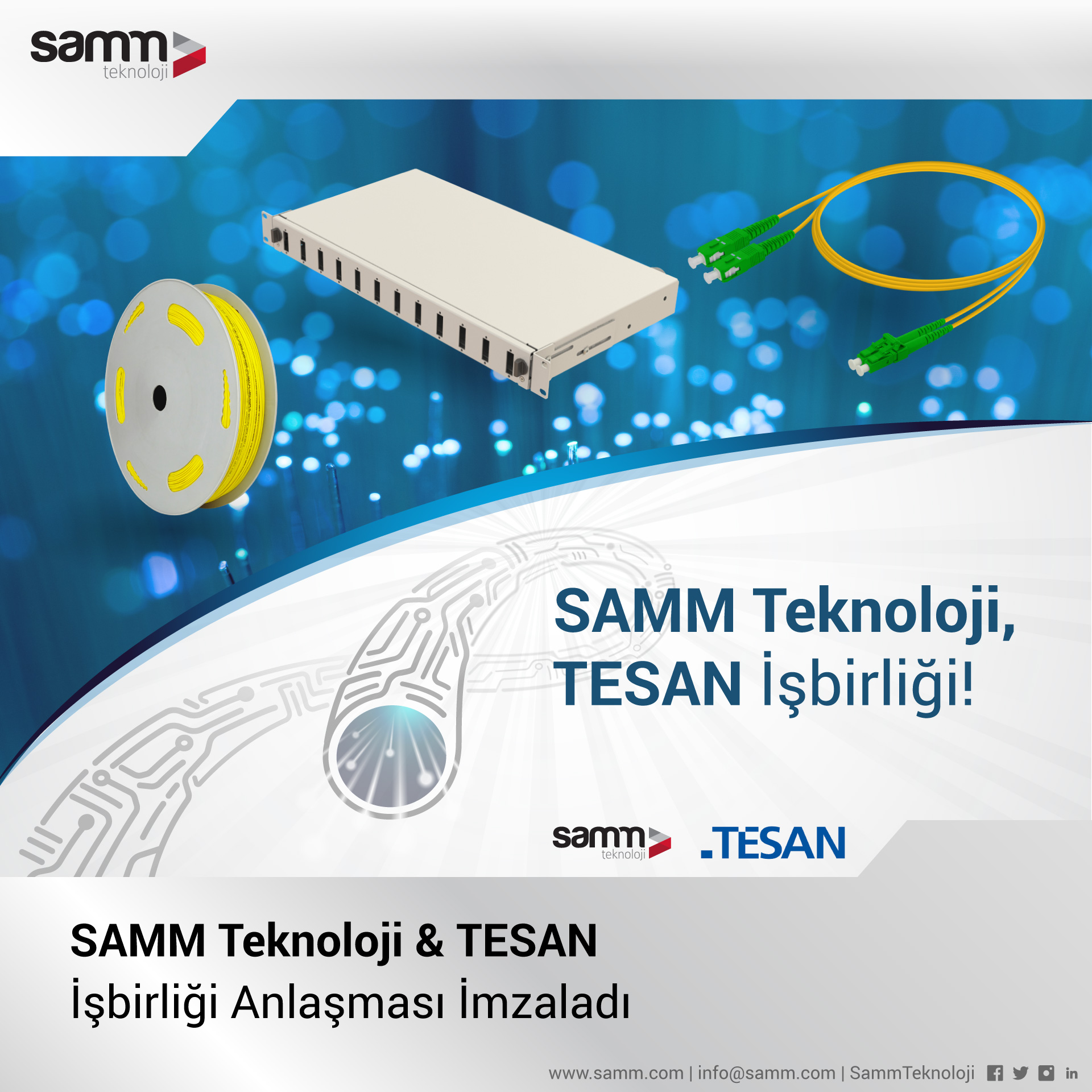 SAMM Teknoloji ve TESAN İşbirliği Anlaşması İmzaladı | Samm Teknoloji
