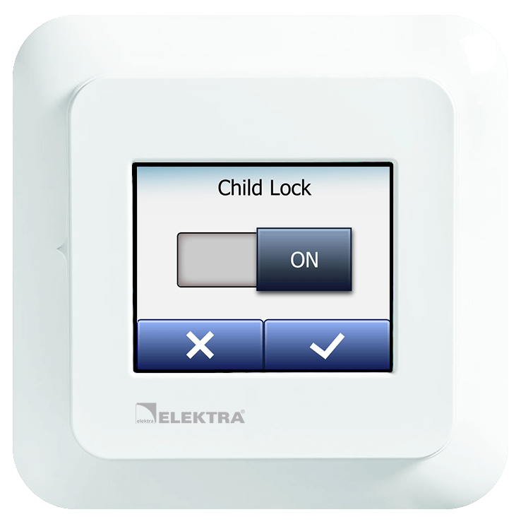 Thermostat Child Lock
