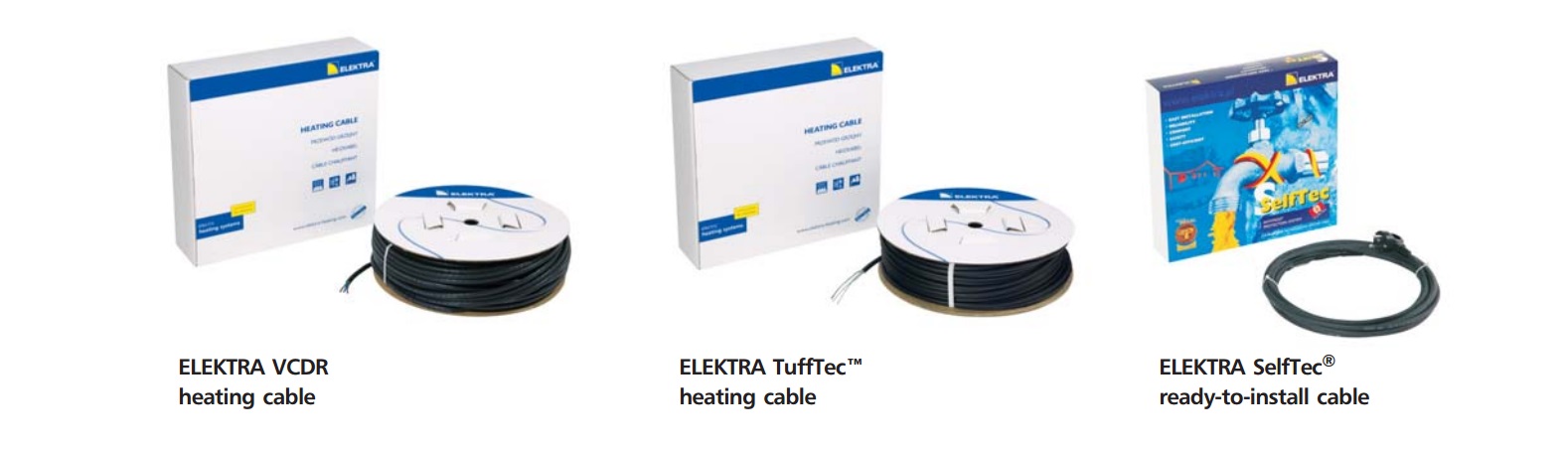  Heating cables frost protection cable accessories ELEKTRA 128
