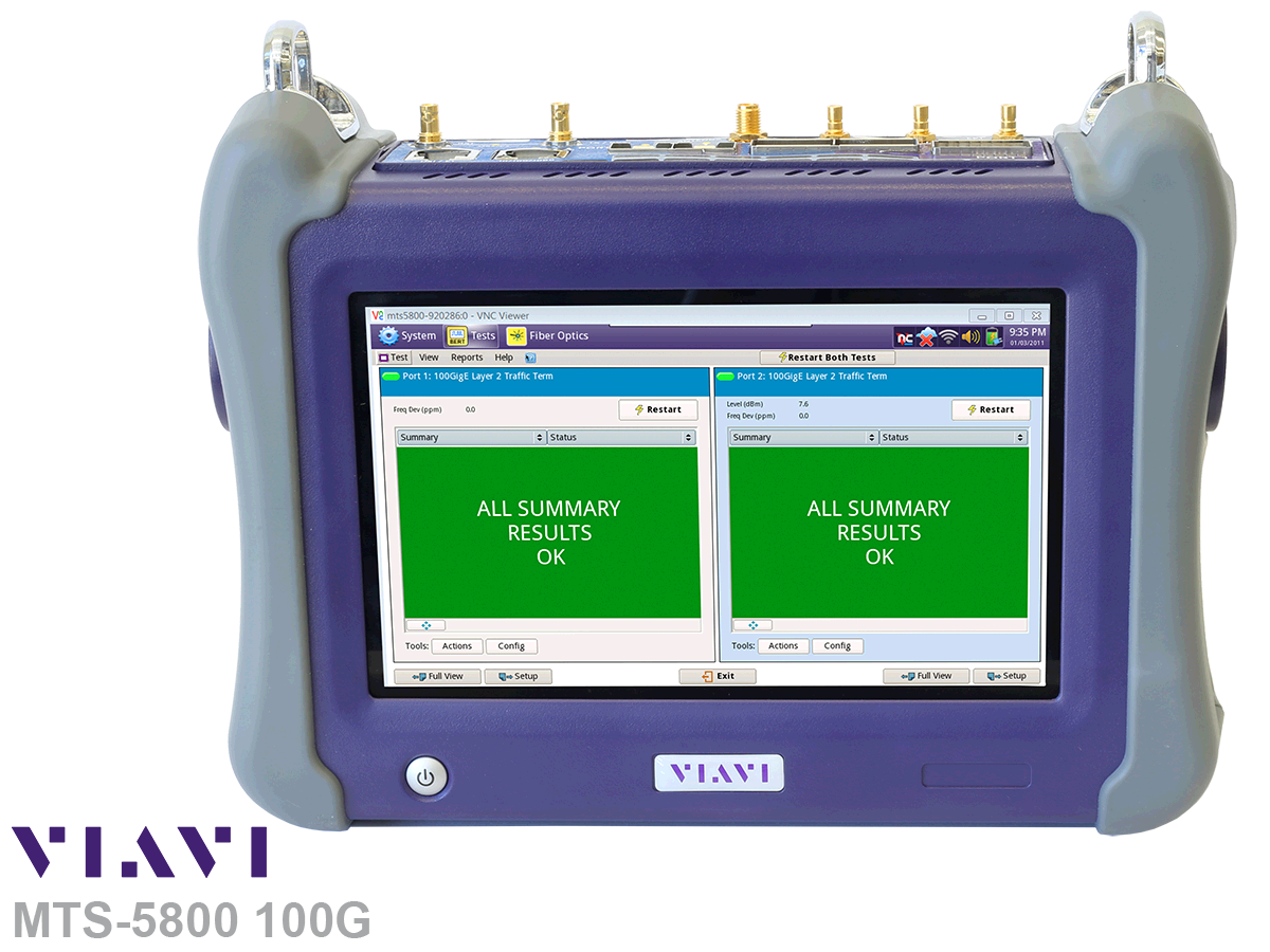 VIAVI MTS-5800 100G Hand held network test device - Viavi Turkey