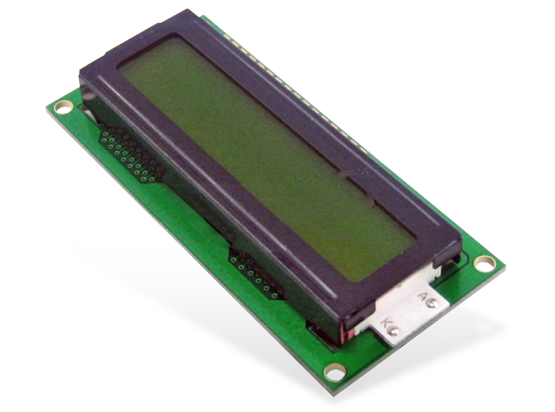WaveShare LCD 1602 5V Yeşil - 2x16 Karakter
