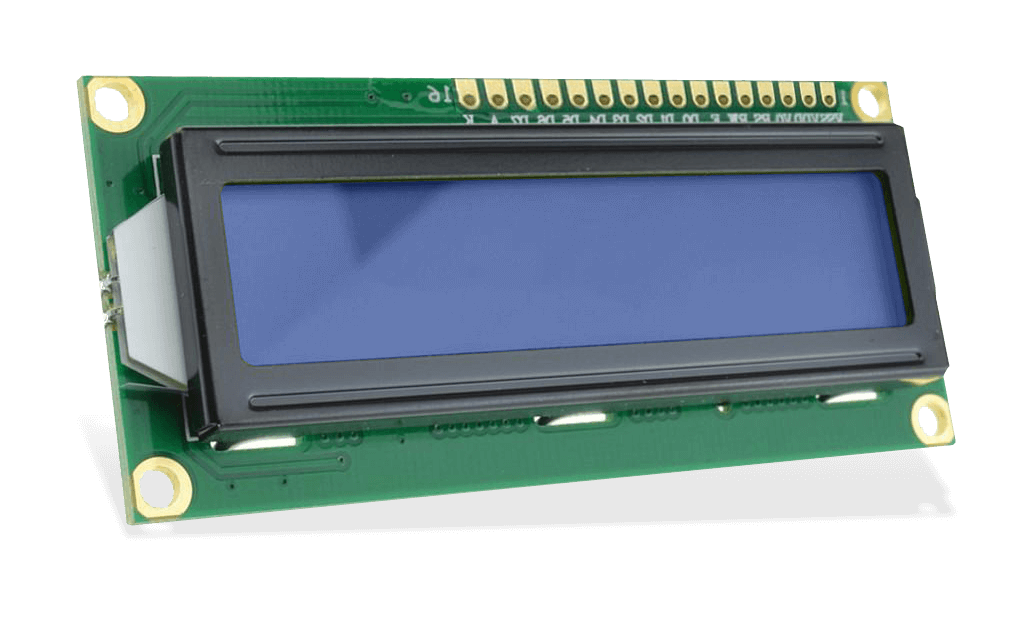 WaveShare شاشة إلكترونية LCD 1602 إضاءة لون أزرق - 3.3 فوت 2x16 حرف