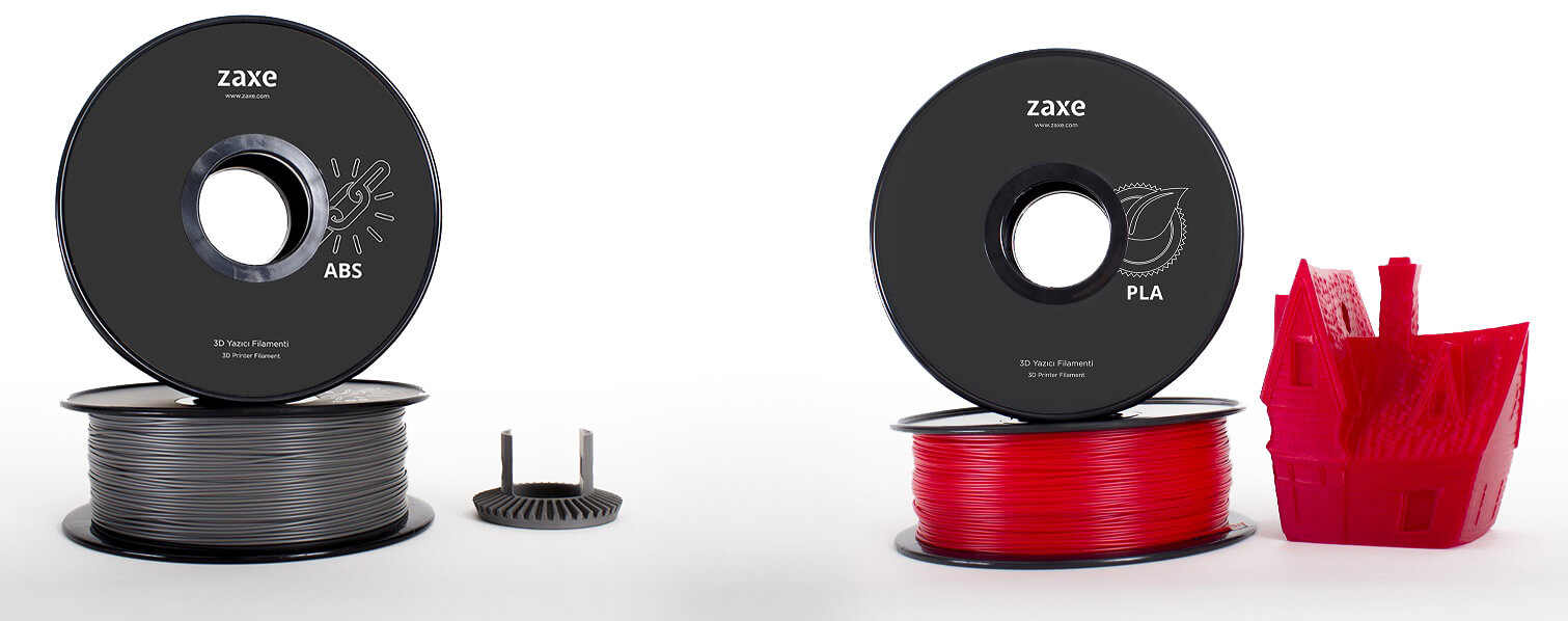 Zaxe Filament - ABS ve PLA renkleri- 3D Yazıcı