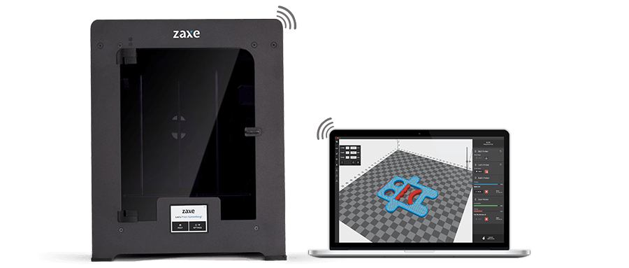 Zaxe Desktop Wifi- X1 Masaüstü 3D Yazıcı - Kullanımı Kolay, Yüksek Kaliteli Akıllı Masaüstü 3D Yazıcı 