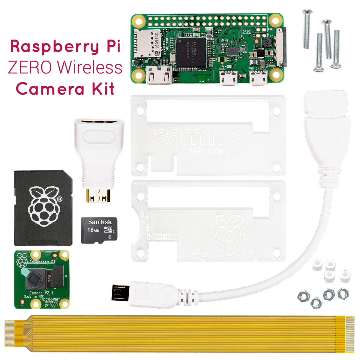 Raspberry-Pi-zero-wireless-Camera-Kit
