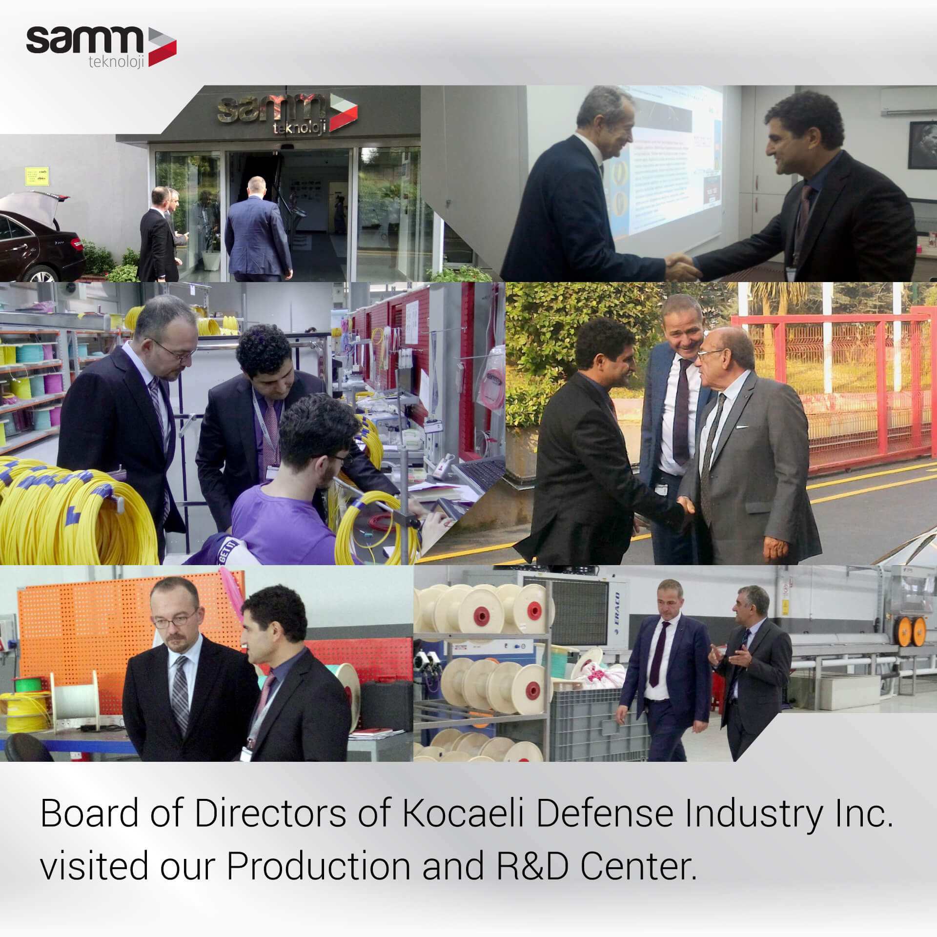 The Board of Directors of Kocaeli Defense Industry Inc.visited our Production and R&D Center.