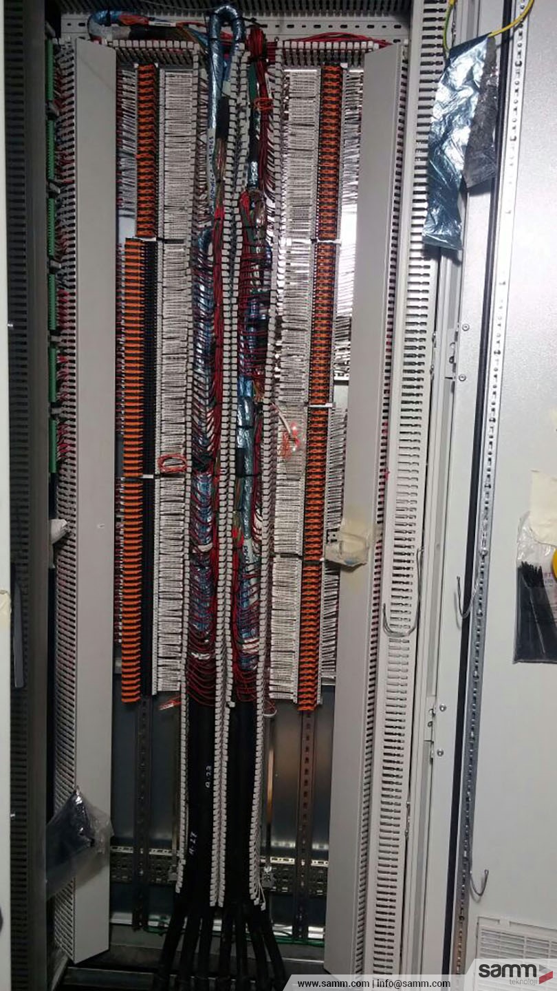 Samm Teknoloji | Enstrüman panelinde kablo reglajı, etiketlenmesi ve bağlantının tamamlanması.