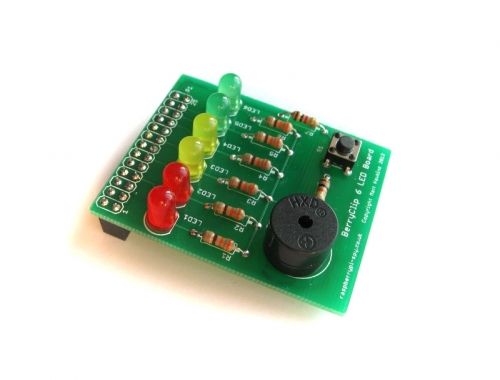 BerryClip - LED and Buzzer RPi Add-On Board