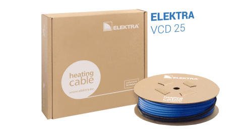 ELEKTRA VCD 25 W/m Yerden Isıtıcı Kablo 