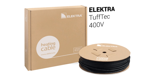 ELEKTRA TuffTec 400V Heating Cable Snow/Ice Protection for Roof and Gutter