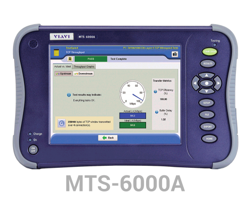 VIAVI MTS-6000A جهاز فحص شبكات ألياف بصرية مدمج