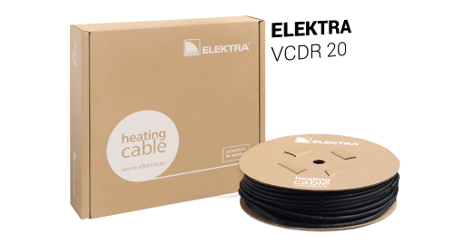 ELEKTRA VCDR 20 Heating Cable - Snow/Ice Protection for Roof and Gutter