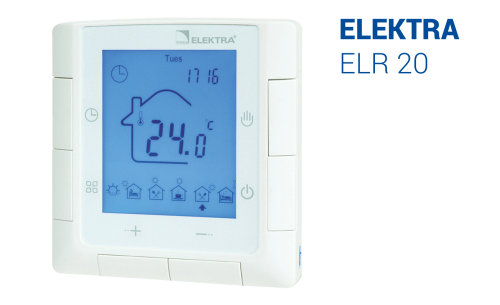 ELEKTRA ELR-20 جهاز قابل للبرمجة للتحكم في حرارة أنظمة التدفئة الكهربائية