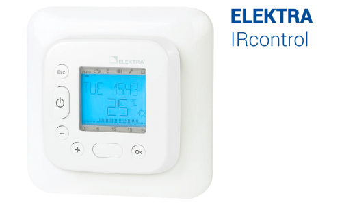 ELEKTRA IRcontrol Thermostat - Programmable Infrared Underfloor Heating Controller