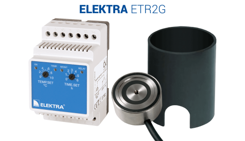 ترموستات ELEKTRA ETR2G - جهاز التحكم في أنظمة إذابة الثلج عن الساحات و أماكن الاصطفاف