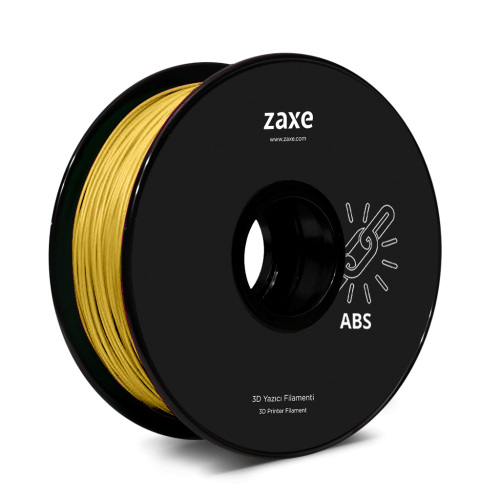 Zaxe Filament مادة طباعة 3D نوع ABS لون ذهبي