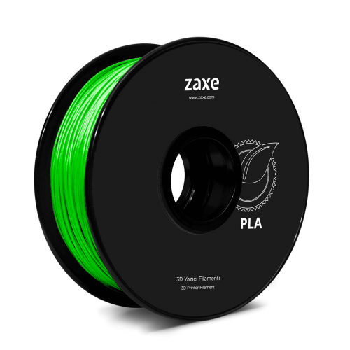 Zaxe Filament مادة طباعة 3D نوع PLA لون أخضر لامع