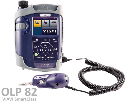 OLP-82/82P SmartClass Fiber Power Meter and Microscope | VIAVI
