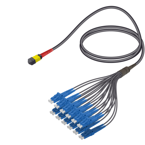 MTP-LC Base-24 Single-Mod Fiber Universal Fanout