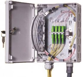 FIST-SB2-8KIT004 8 Fiber SCAPC Kapasiteli Duvar Tipi Fiber Optik Terminasyon Kutusu
