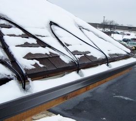 Frostop-Black Snow melting for Roofs and Gutters