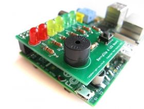 BerryClip - LED and Buzzer RPi Add-On Board