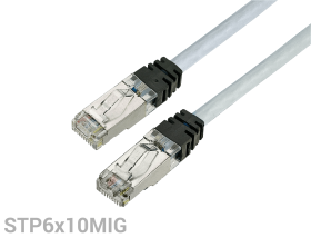 Category 6A 10 Gigabit S/FTP Shielded 10m Patch Cable - STP6x10MIG 