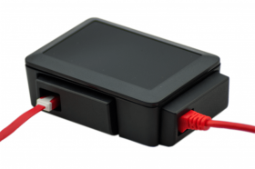 غطاء أسود لمدخل USB و HDMI لعلبة حماية راسبيري باي