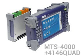 KİT MTS-4000 + 4146 QUAD MM/SM OTDR modül