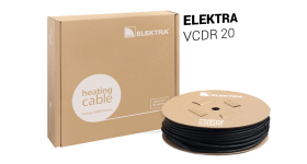 ELEKTRA VCDR 20 Isıtma Kablosu - Çatı & Oluk için Kara/Buza Karşı Koruma