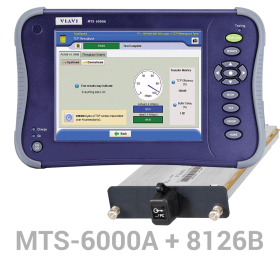 VIAVI MTS-6000A Kompakt Fiber Optik Test Platformu + 8126B OTDR EVO Mödül