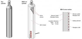 IGB-G Soft lag gas bottle heater Isopad